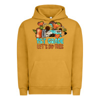 Pigment Peanut Butter 1 st grade let's do this Urban Hoodie - JahusDesignShop