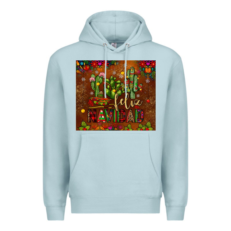 Feliz Navidad Cactus Premium Hoodie by JahusDesignShop | Teevron