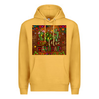 Mustard feliz navidad cactus Premium Hoodie - JahusDesignShop