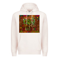 Pale Pink feliz navidad cactus Premium Hoodie - JahusDesignShop