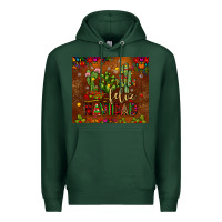 Sports Green feliz navidad cactus Premium Hoodie - JahusDesignShop