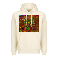 Tofu feliz navidad cactus Premium Hoodie - JahusDesignShop
