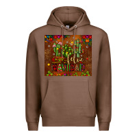 Chestnut feliz navidad cactus Premium Hoodie - JahusDesignShop