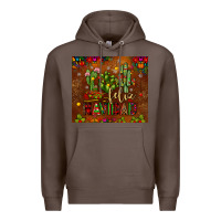 Coffee feliz navidad cactus Premium Hoodie - JahusDesignShop