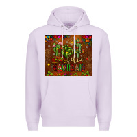 Lilac feliz navidad cactus Premium Hoodie - JahusDesignShop