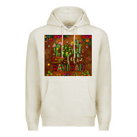 Oatmeal Heather feliz navidad cactus Premium Hoodie - JahusDesignShop