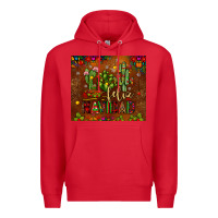 Red feliz navidad cactus Premium Hoodie - JahusDesignShop