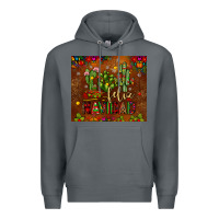 Rock feliz navidad cactus Premium Hoodie - JahusDesignShop