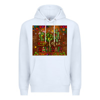 White feliz navidad cactus Premium Hoodie - JahusDesignShop