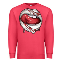 Cardinal sports lips baseball Premium Sweatshirt - texasbilliewilder