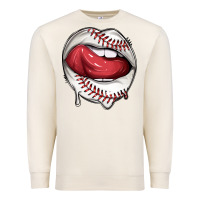 Sandshell sports lips baseball Premium Sweatshirt - texasbilliewilder