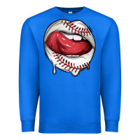 True Royal sports lips baseball Premium Sweatshirt - texasbilliewilder