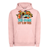 Pigment Salmon 3rd grade let's do this Urban Hoodie - JahusDesignShop