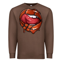 Chestnut sports lips basketball Premium Sweatshirt - texasbilliewilder