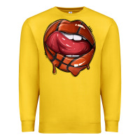 Lemon sports lips basketball Premium Sweatshirt - texasbilliewilder