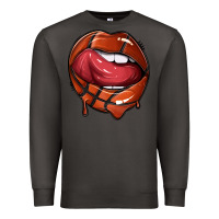 Smoke sports lips basketball Premium Sweatshirt - texasbilliewilder