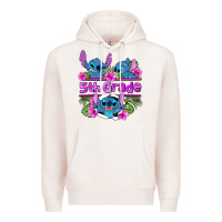 Pale Pink preview flower stitch 5th grade Premium Hoodie - AdoDesignShop
