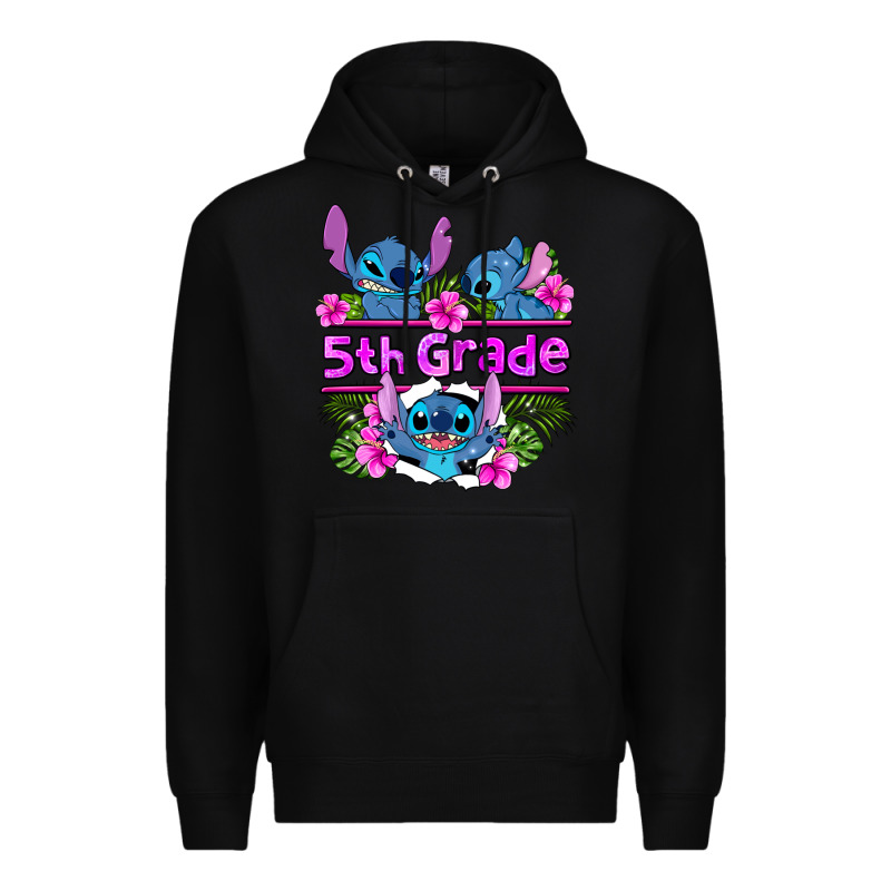 Preview Flower Stitch 5th Grade Premium Hoodie by AdoDesignShop | Teevron