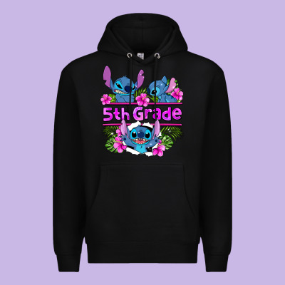 Preview Flower Stitch 5th Grade Premium Hoodie Designed By Adodesignshop