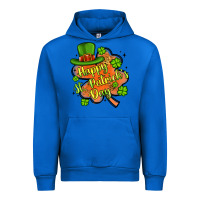 Cobalt happy st patrick s day shamrock Urban Hoodie - Artiststas