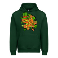 Forest Green happy st patrick s day shamrock Urban Hoodie - Artiststas