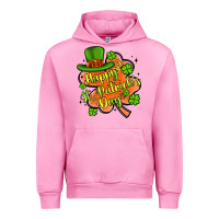 Fuchsia Pink happy st patrick s day shamrock Urban Hoodie - Artiststas