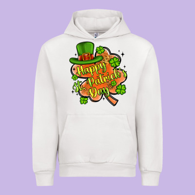Happy St Patrick S Day Shamrock Urban Hoodie Designed By Artiststas