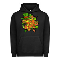 Pigment Black happy st patrick s day shamrock Urban Hoodie - Artiststas
