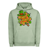 Pigment Oil Green happy st patrick s day shamrock Urban Hoodie - Artiststas