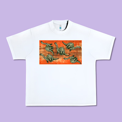 Dinosaur Brontosaurus Sippy Cup Urban Heavy Tee Designed By Artiststas