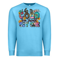 Ocean Blue life is good you should get one Premium Sweatshirt - Zillion Design Studio