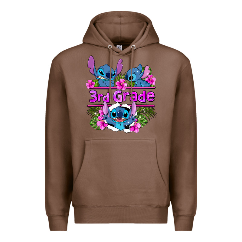 Preview Flower Stitch 3rd Grade Premium Hoodie by AdoDesignShop | Teevron