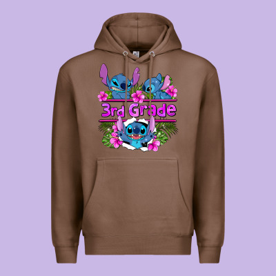 Preview Flower Stitch 3rd Grade Premium Hoodie Designed By Adodesignshop
