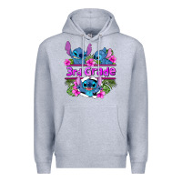 Heather Grey preview flower stitch 3rd grade Premium Hoodie - AdoDesignShop