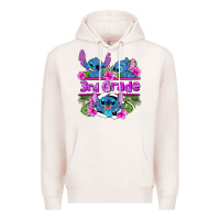 Pale Pink preview flower stitch 3rd grade Premium Hoodie - AdoDesignShop