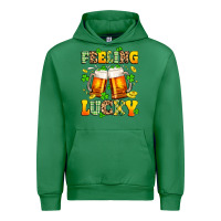 Emerald feeling lucky Urban Hoodie - Artiststas