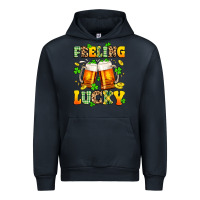 Navy feeling lucky Urban Hoodie - Artiststas