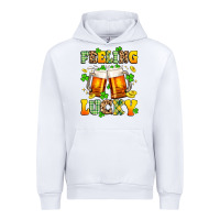White feeling lucky Urban Hoodie - Artiststas