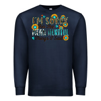 Navy i'm sorry for the mean hurtful things i said Premium Sweatshirt - Zillion Design Studio