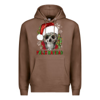 Chestnut feliz navidad skull cactus Premium Hoodie - JahusDesignShop