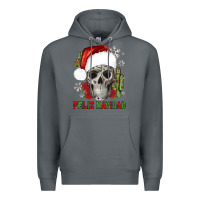 Rock feliz navidad skull cactus Premium Hoodie - JahusDesignShop