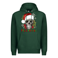 Sports Green feliz navidad skull cactus Premium Hoodie - JahusDesignShop