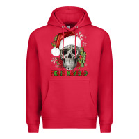 Cardinal feliz navidad skull cactus Premium Hoodie - JahusDesignShop