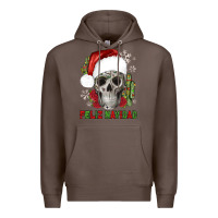 Coffee feliz navidad skull cactus Premium Hoodie - JahusDesignShop