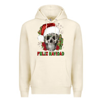 Tofu feliz navidad skull cactus Premium Hoodie - JahusDesignShop