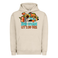 Pigment French Oak 2nd grade let s do this Urban Hoodie - JahusDesignShop