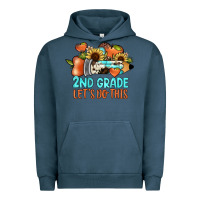 Pigment Midnight Navy 2nd grade let s do this Urban Hoodie - JahusDesignShop