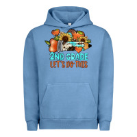 Pigment Pebble Blue 2nd grade let s do this Urban Hoodie - JahusDesignShop