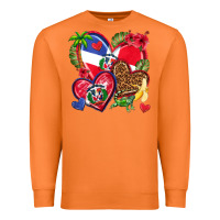Carrot dominican republic  hearts Premium Sweatshirt - texasbilliewilder