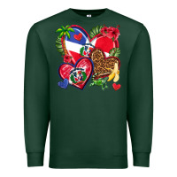 Sports Green dominican republic  hearts Premium Sweatshirt - texasbilliewilder